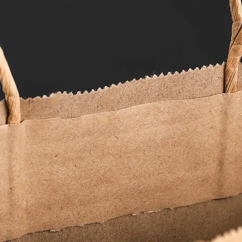 Túi giấy Kraft có quai đựng quà nhiều kích thước, Túi giấy Kraft xi măng Nhật Bản chất lượng 2