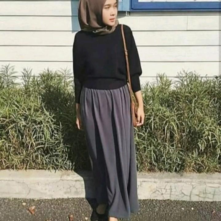 ROK WOOLPEAC WOLPIS WOLFIS BASIC WANITA DEWASA HIJAB SIMPLE TERBARU 1