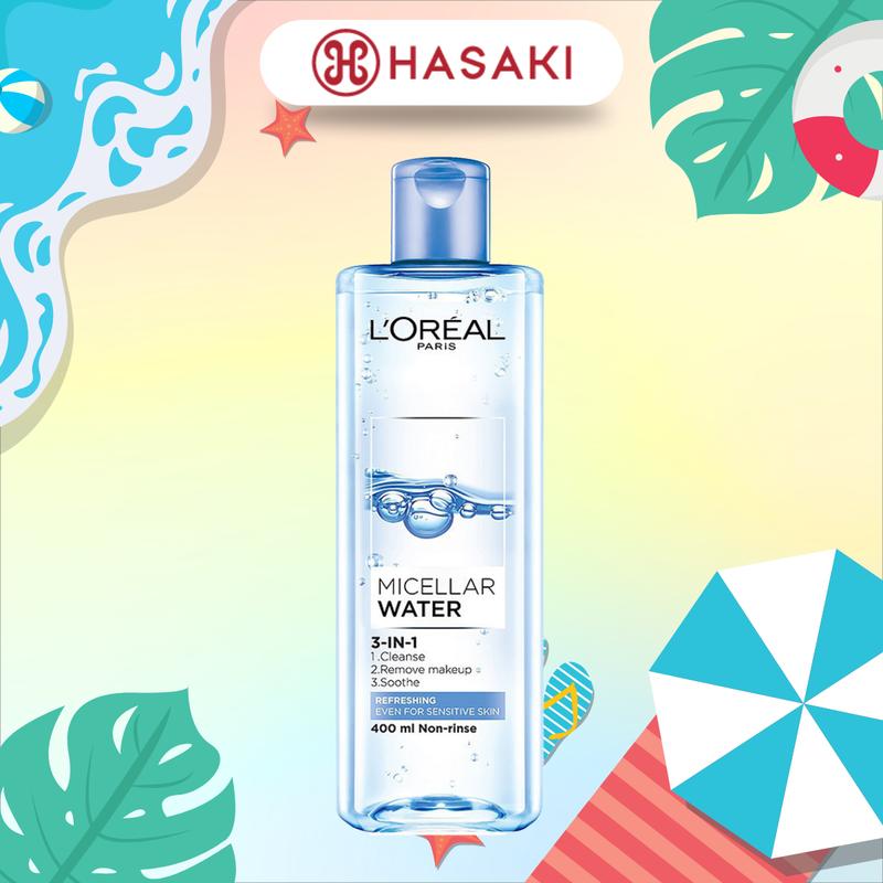 Nước Tẩy Trang L'Oreal Tươi Mát Cho Da Dầu, Hỗn Hợp 400ml | HASAKI BEAUTY