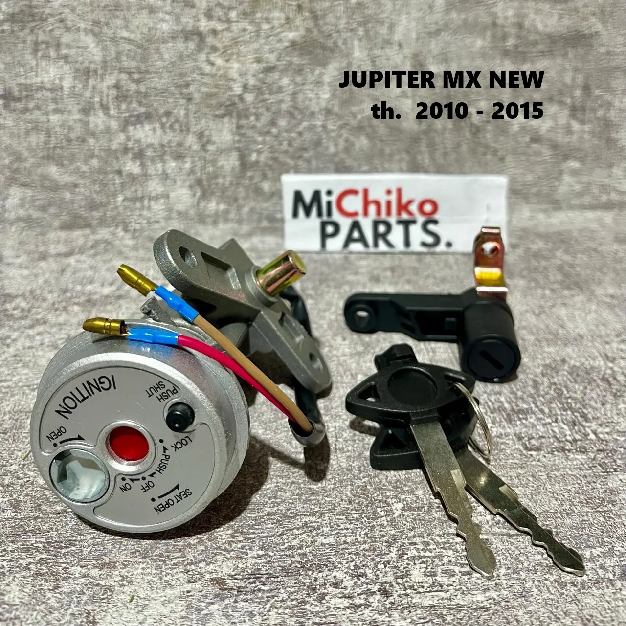 Kunci Kontak Set Depan Belakang Jupiter MX New 135 tahun 2010 2011 2012 2013 2014 2015 Plus Kunci Jok