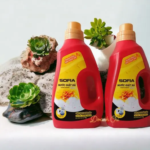 NƯỚC GIẶT XẢ SOFIA - NGUỒN GỐC THỰC VẬT. 2 IN 1.
