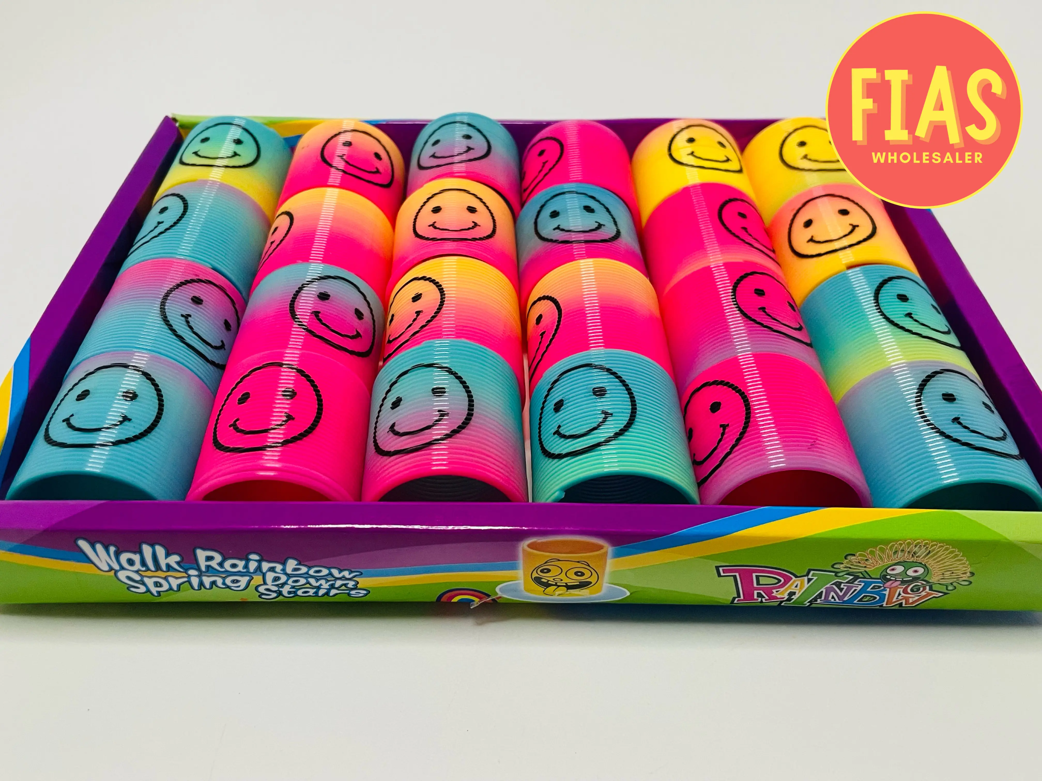 24 Pieces Magic Smiley Spring / Lootbag Filler / Paninda