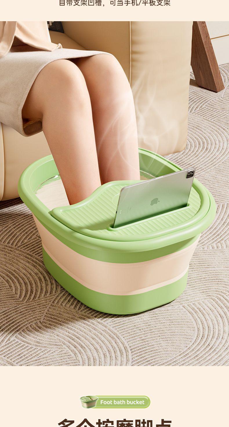 Product Introduction of Thùng Ngâm Chân Có Thể Gập Lại, Chậu Rửa Chân Gia Dụng, Trên Bắp Chân, Cầm Tay, Thích Hợp Cho Nóng Lạnh Tử Cung, Bason Bồn Tắm Chân, Thích Hợp Cho Sinh Viên Ký Túc Xá 4