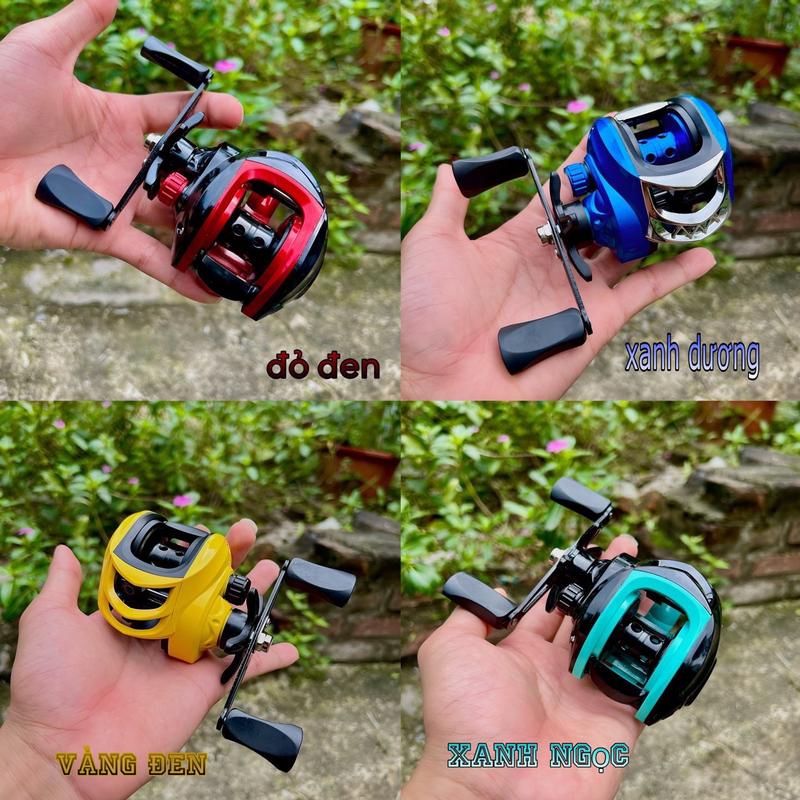 Máy ngang có đủ màu máy lure mồi lure câu cá Đi Câu Bắt Cá Fishing Tay Quay... Nam