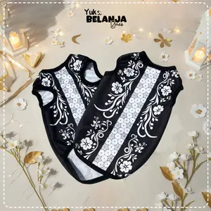 [RAMADAN] Baju Kucing Bahan Poliester Koko Bunga Tank Series / Baju Kucing Idul Fitri Size S-XXL