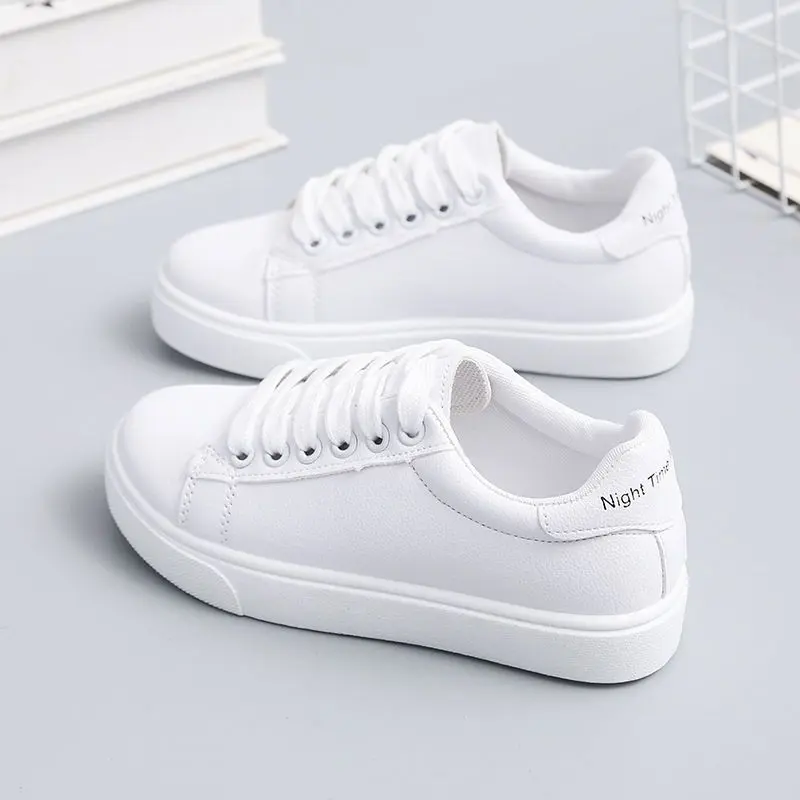 [School Designated] Children's Sneakers Medium and Large Children's White Shoes Girls' Shoes Students' Flat All-Match Casual Sneaker