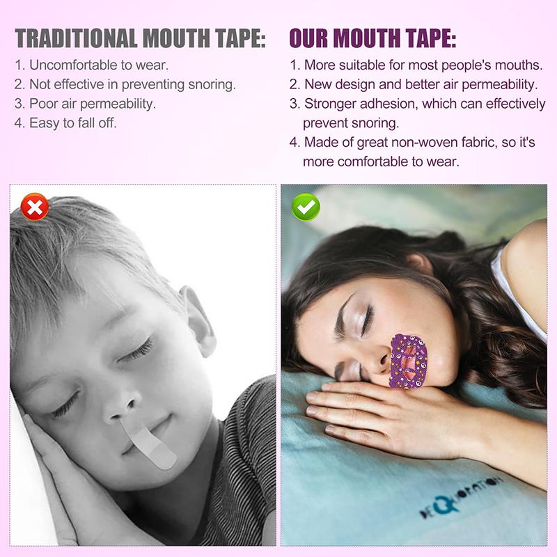 Product Introduction of 30pcs Kids Mouth Tape For Sleeping Anti  Sleep Strips Anti  Sleep Tape Sleep Better Nose Breathing Improved Sleep 15