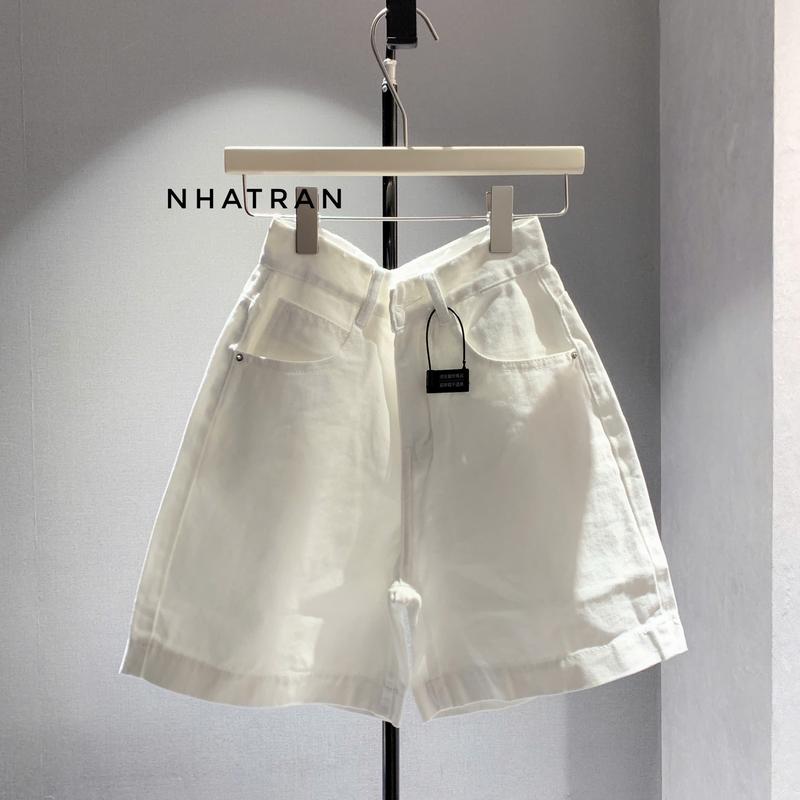  nhatran - Quần short jean nữ phom ngố chất jean Cotton Demin Women QC AH-030 