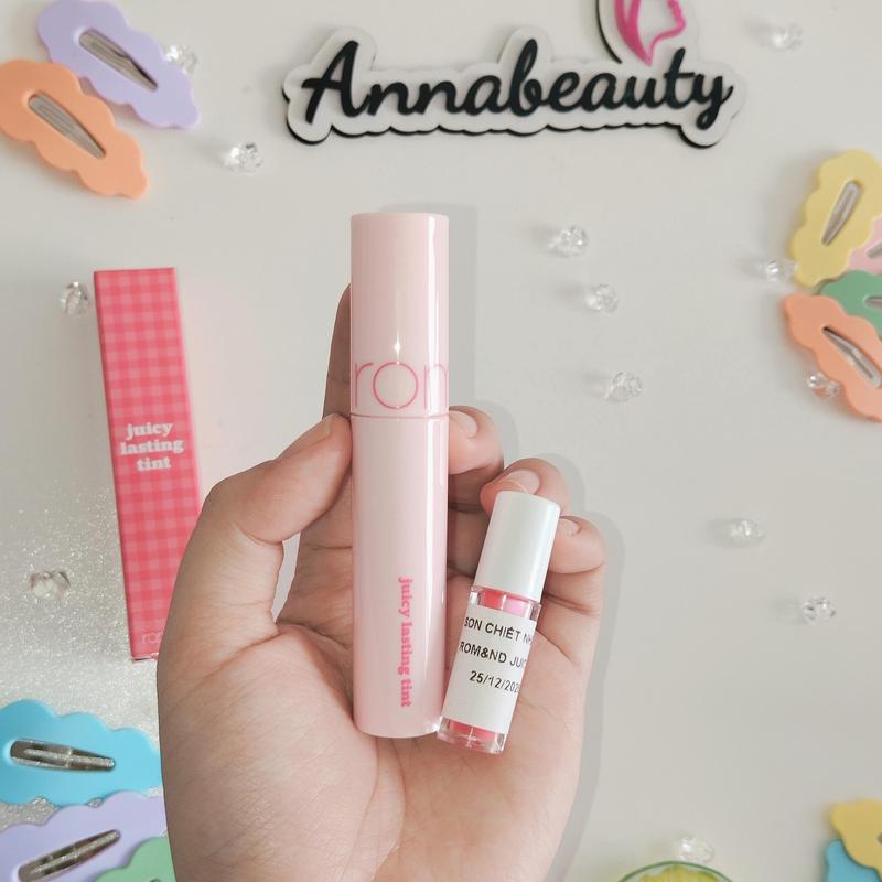   son chiết  Son Kem Bóng Lì Rmand Juicy Lasting Tint 19 20 21 23 24 29 