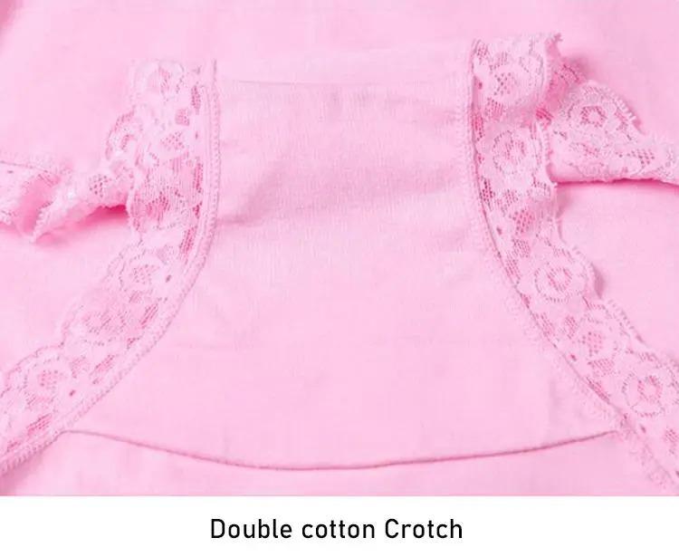 Product Introduction of 4Pcs Women Underwear High Waist Cotton Panties Plus Size Soft Breathable Panties Lingeries Panty Shorts Underpant Lady 13