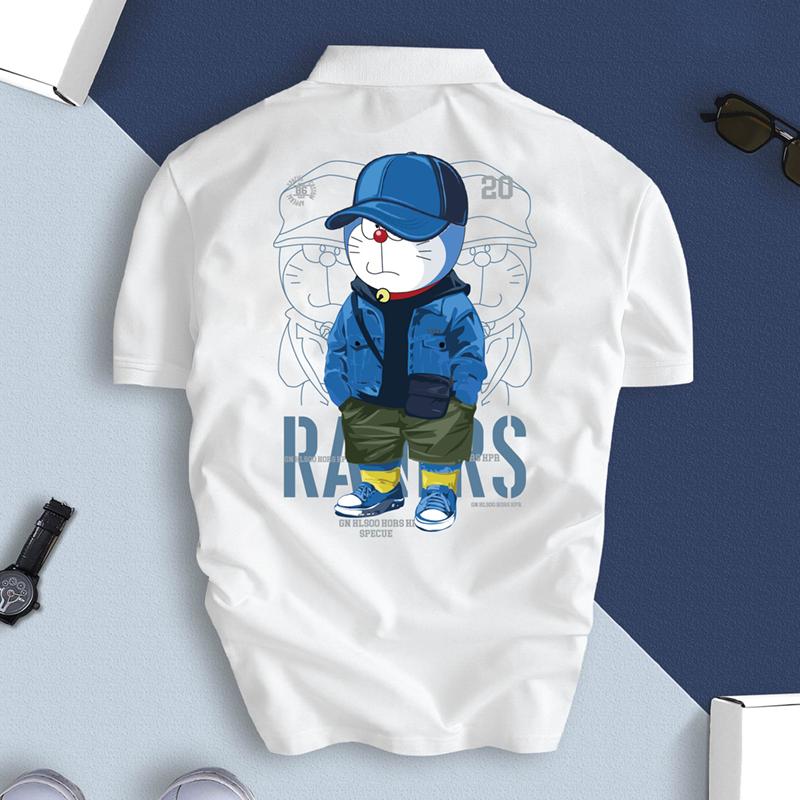 Product Introduction of Áo Polo Cute Cực Ngầu thiết kế thu hút chất vải CVC kháng khuẩn, chống nhăn, thoáng mát Menswear Shirt Có Cổ Ngắn Tay Cọc Tay 20