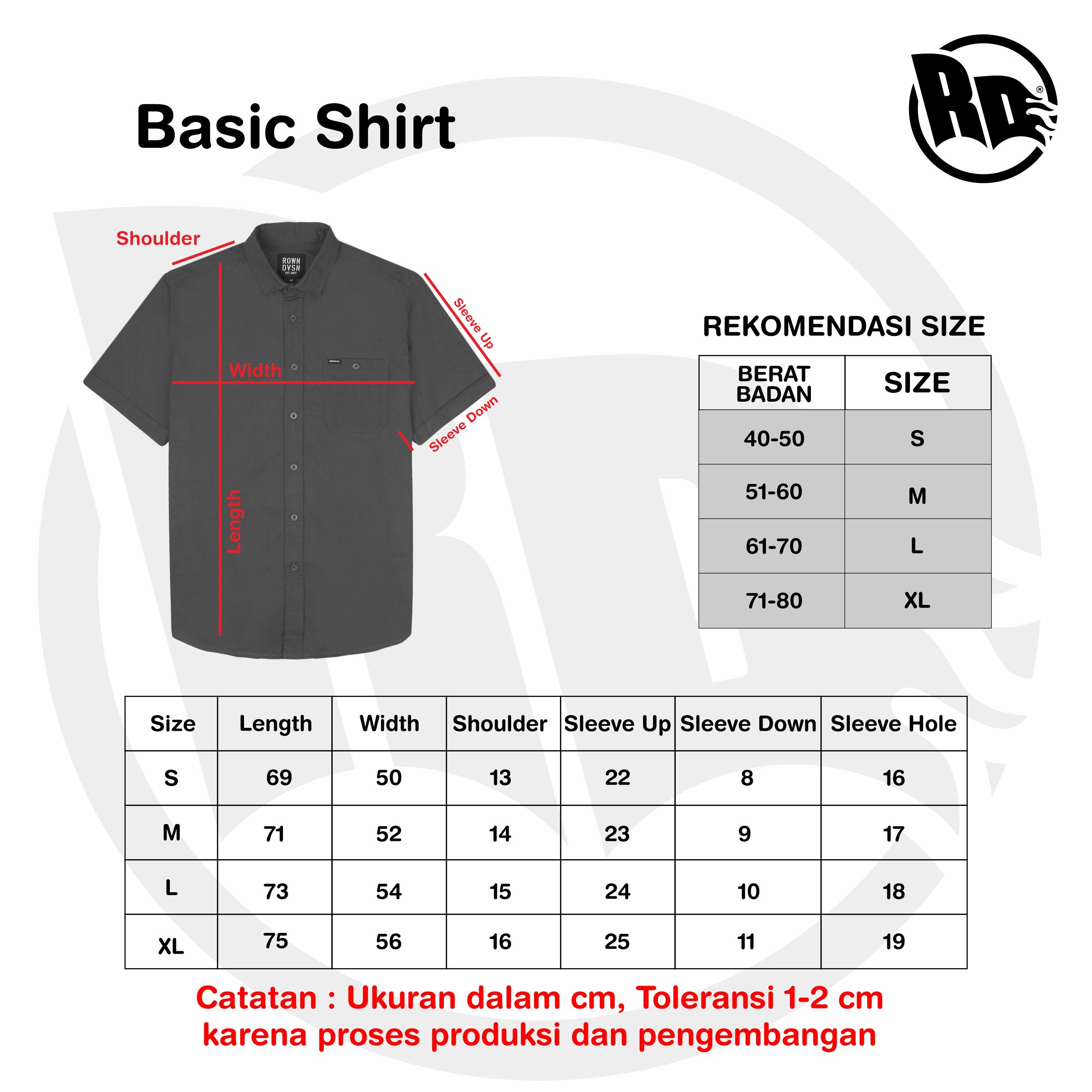 Rown Division Warehouse Kemeja Guille Black