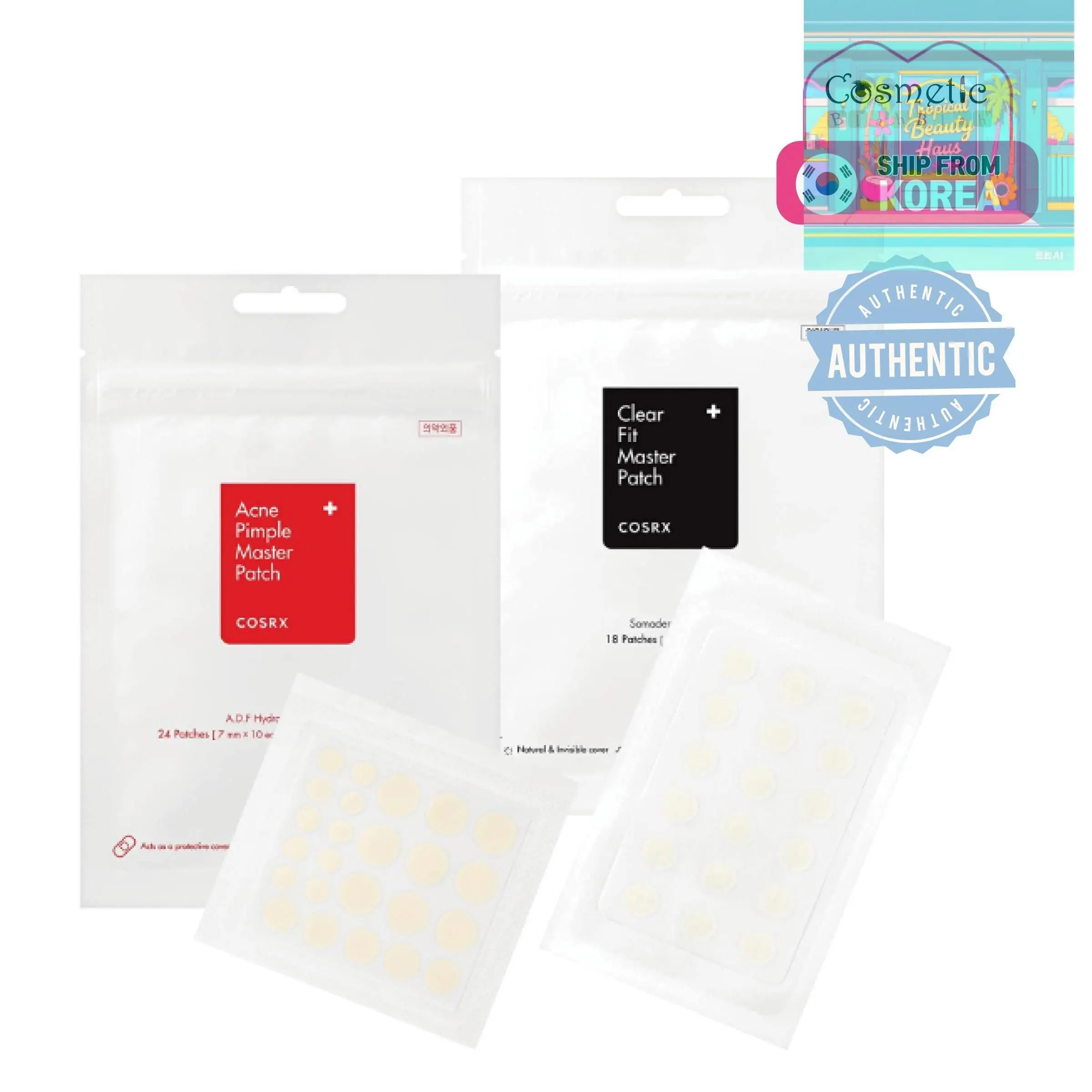 [100% Original] COSRX Acne Pimple Master Patch Set (24+18+26 Patches) - Blend, Skincare