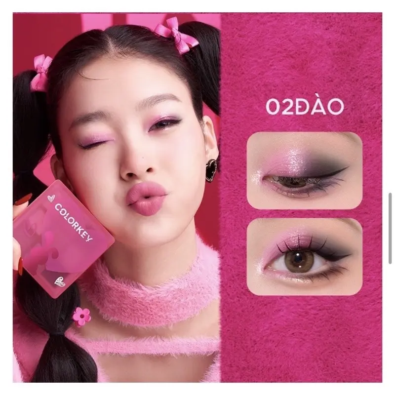 [COLORKEY] Bảng phấn mắt COLORKEY đa năng 9g trang điểm chuyên nghiệp 6