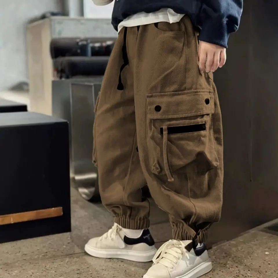 celana kargo hip hop chedass Celana Baggy Anak Celana Cargo Anak Laki laki dan Perempuan Celana Retro Distro Celana Panjang Anak Tebal Celana Tren Korea Celana Olahraga Celana Chino Anak Celana Joger Kasual Pakaian Anak-anak Remaja untuk 2-14 Tahun-2026