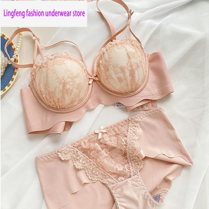 Product Introduction of Bộ Đồ Lót Ren Có Gọng, Thời Trang, Mềm Mại, Dành Cho Bé Gái Và Phụ Nữ, Bộ Đồ Lót Gợi Cảm, Bao Gồm Quần Lót, Đồ Lót Nữ, 1 Bộ 1