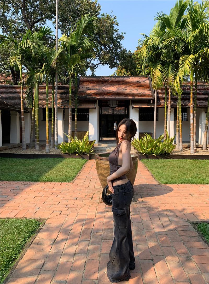 Product Introduction of Áo Không Tay Lưới Hở Lưng Bó Sát, Dây Rút Thắt Lưng, Thiết Kế Đẹp Mùa Hè, 2022 Hình Ảnh Chính Thức, Giá Thật, Phong Cách 2024 9