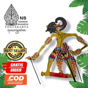 NAKIROHBUSINESS wayang kulit sapi Bima 30cm Werkudara bratasena