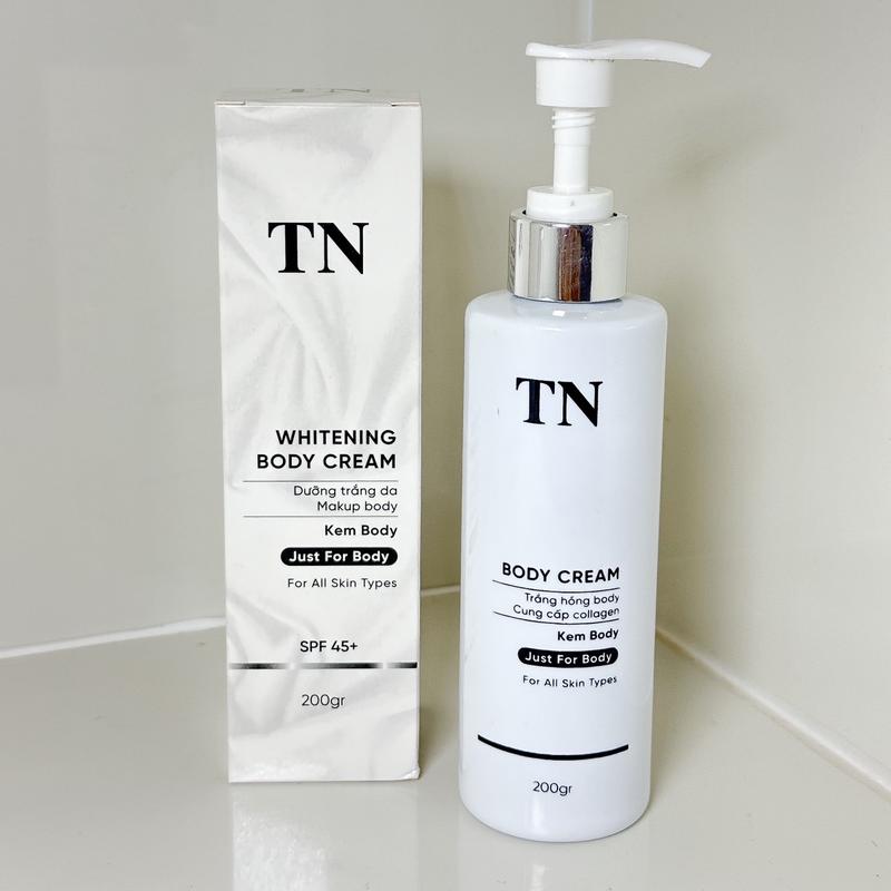 Kem body WHITENING BODY CREAM _TN( Hỗ trợ dưỡng da, makup body - chống nắng ) 100g-200g