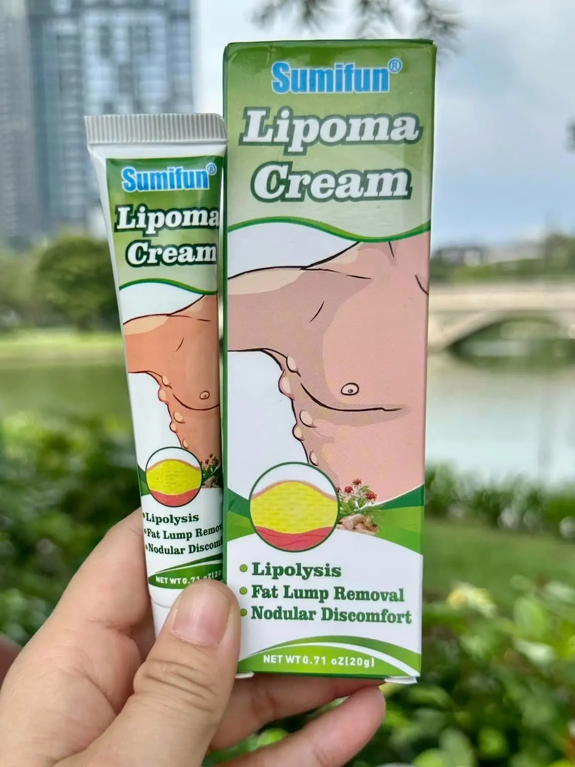 Kem bôi u bư.ớ.u mỡ Sumifun Lipoma Cream 20g