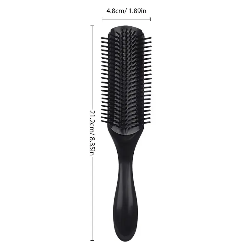 Detachable Design Hair Brush, Nine Row Comb Teeth Hair Comb, Massage Comb, Heatless Special Hair Styling & Haircare Comb for Women & Men Hair Care 1