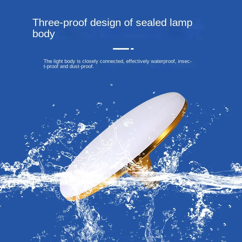 Led UFO lights iron tri-proof light indoor high power E27 screw bulb UFO light highlight UFO bulb