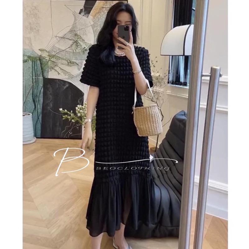 Váy ,Đầm bầu Bigsize dáng babaydolll hàng thiết kế chất liệu đũi xốp cao cấp Women Nữ Voi Voan 2