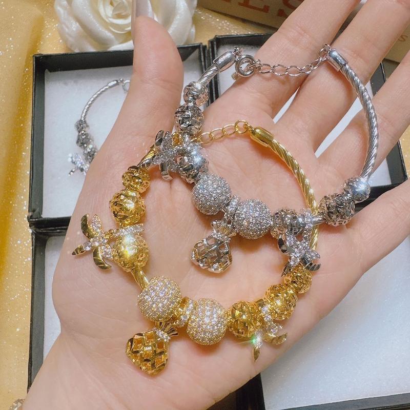 Lắc tay Vòng tay charm túi tiền tòn ten V1959