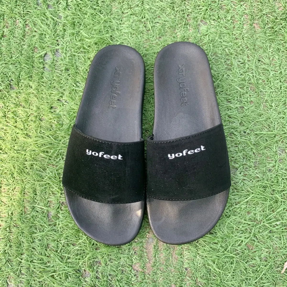 dép ni nhung quai ngang yofeet thời trang nam nữ