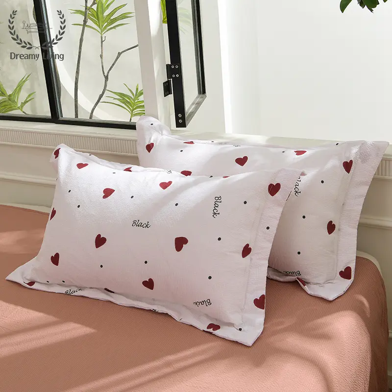 Dreamy Living Multi-pattern Pillowcase 12 Colors,Floral Pillow Case,Breathable Pillow Cover