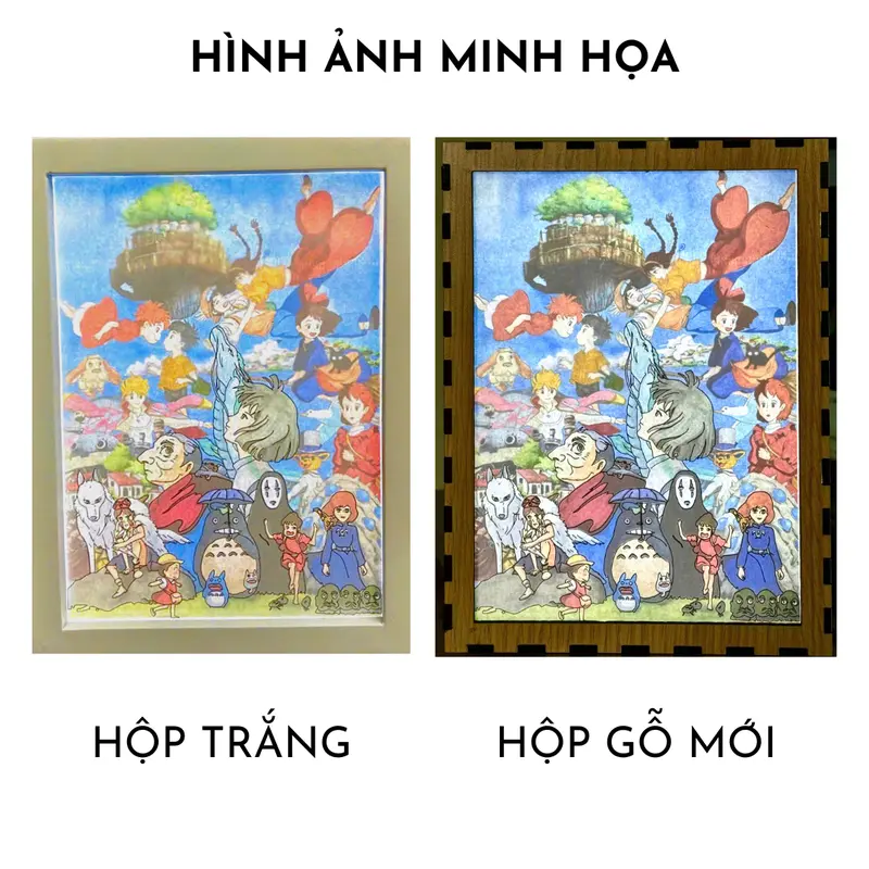 [JUJUTSU KAIZEN] Tranh Đèn Led Nhân Vật Gojo Satoru, Có Thể Điều Chỉnh, Trang Trí Bàn Học, Góc Làm Việc 1
