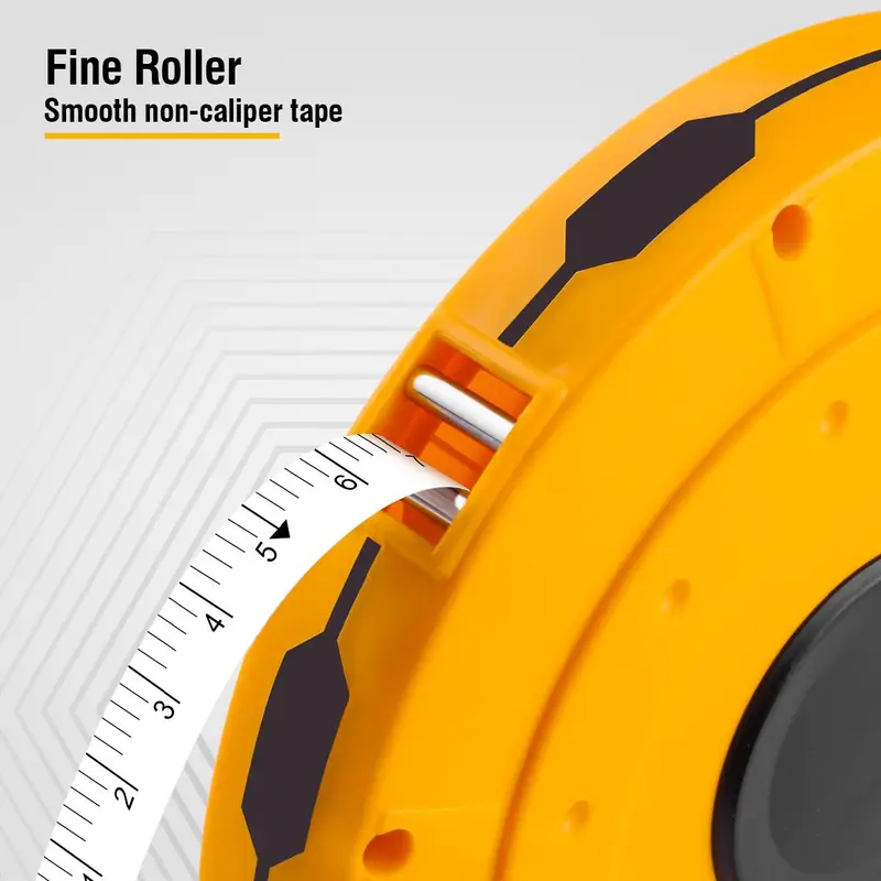 Fiber Ruler, 50M Disc-shaped Leather Tape Measure, Soft Ruler, Retractable Ruler, Engineering Measurement Tool 5