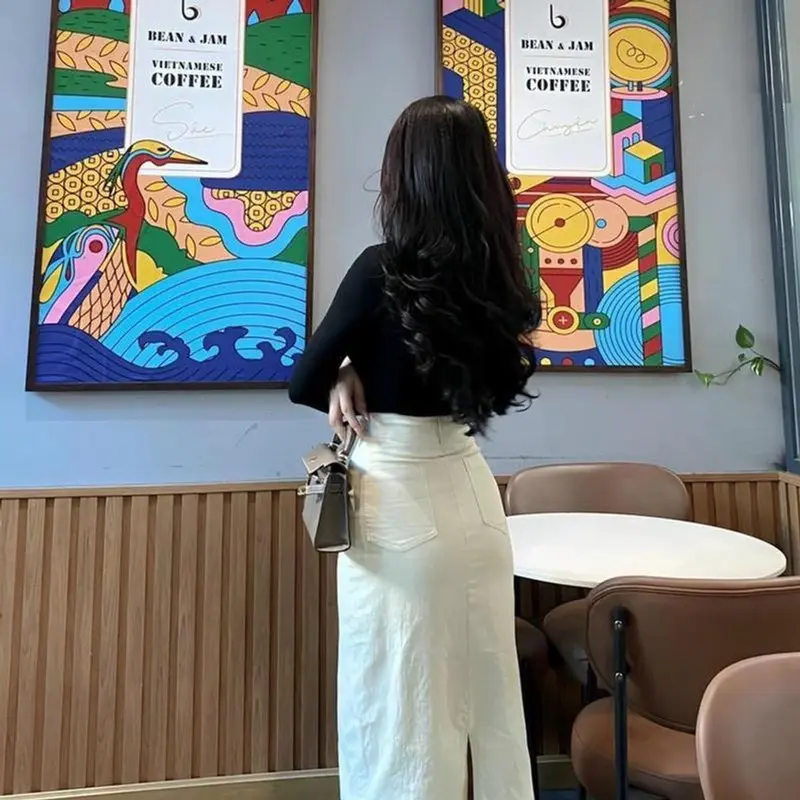Set áo thun tay dài chân váy dài chuẩn đẹp cho nàng Mua rẻ Top Dress Nhung Nữ Dress 2