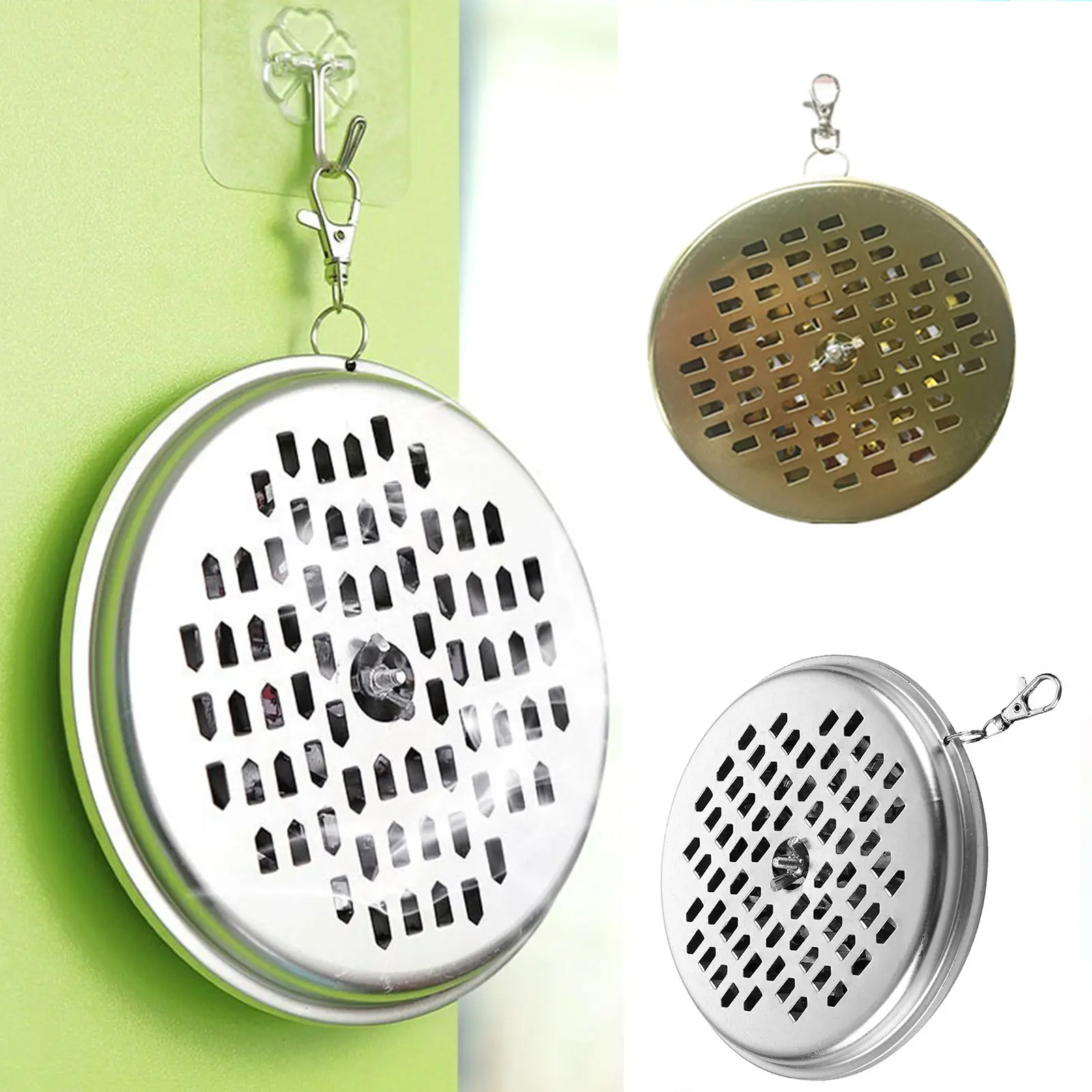 Hộp Cuộn Dây Chống Muỗi, Hubixsy, Khóa Tháo Nhanh, Dễ Lau Chùi, Đốt Hương Chống Muỗi, Khay Thu Gom Tro, Sử Dụng Hàng Ngày