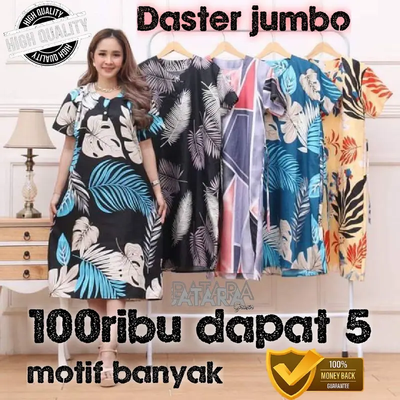 Daster Jumbo 100ribu Dapat 5 Bunga Busui hits 1