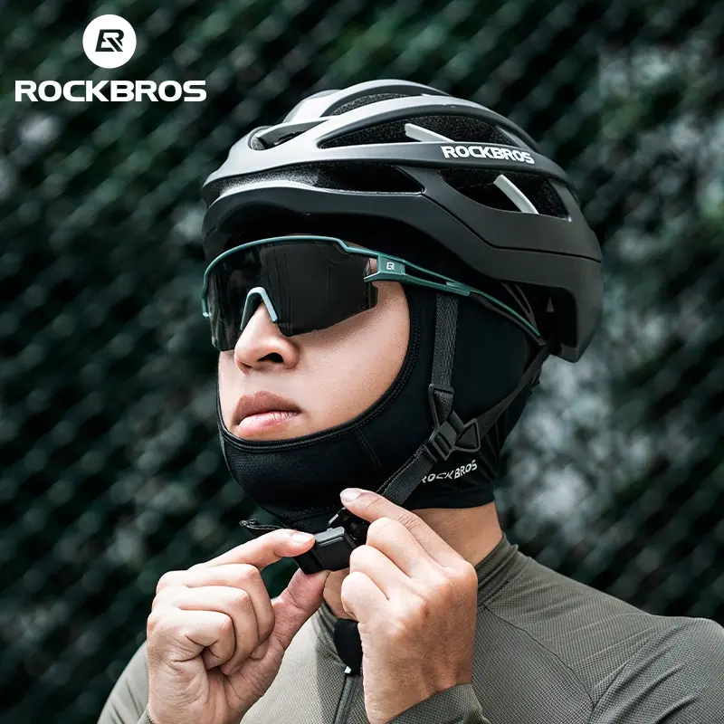 ROCKBROS Motorcycle Face Mask Sun Protection Riding Headgear Men Women Full Face Ice Silk Neck Gaiter Spring Summer Outdoor Windproof
