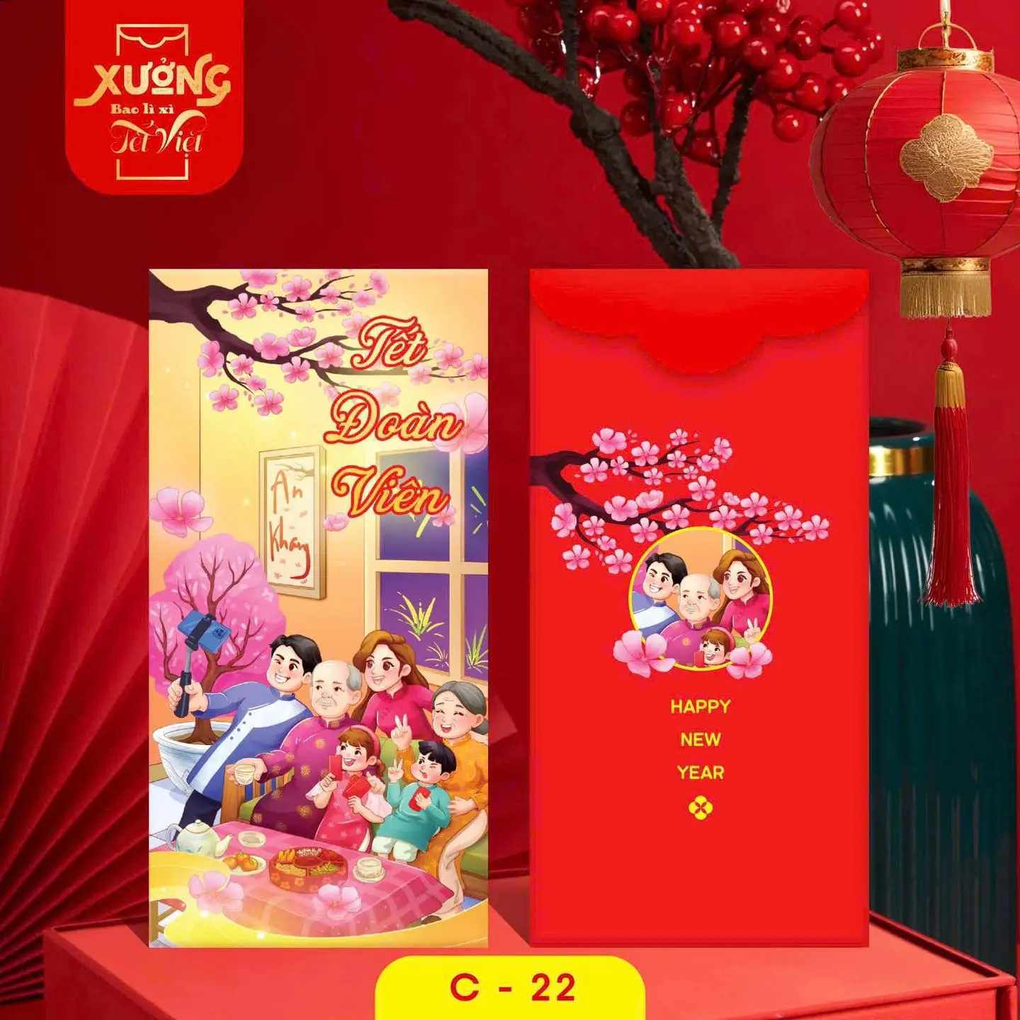 10 BAO LÌ XÌ SIÊU ĐẸP TẾT 2025 GIẤY C150 DÀY, CỨNG
