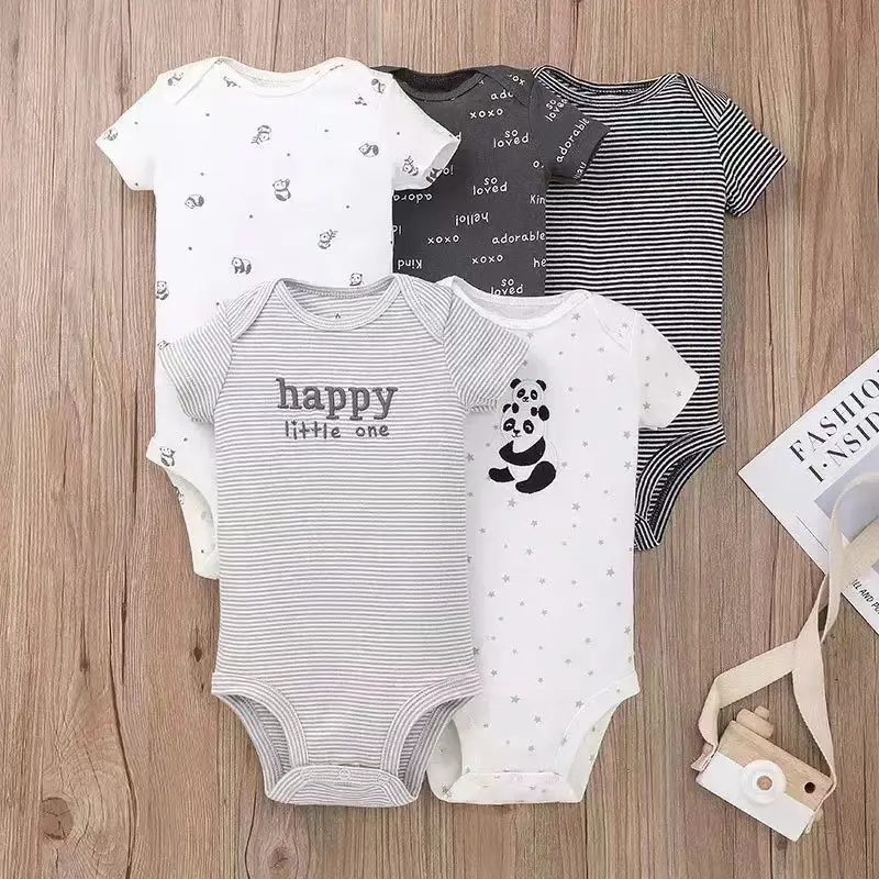 Premium Carter's Baby Bodysuit 5 Pcs Set Boy dan Girl Cewek Cowok 5 in 1 Bayi Cotton 3