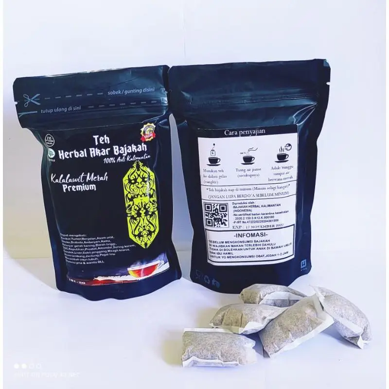 Teh Herbal Bajakah Kalalawit Merah Black Premium