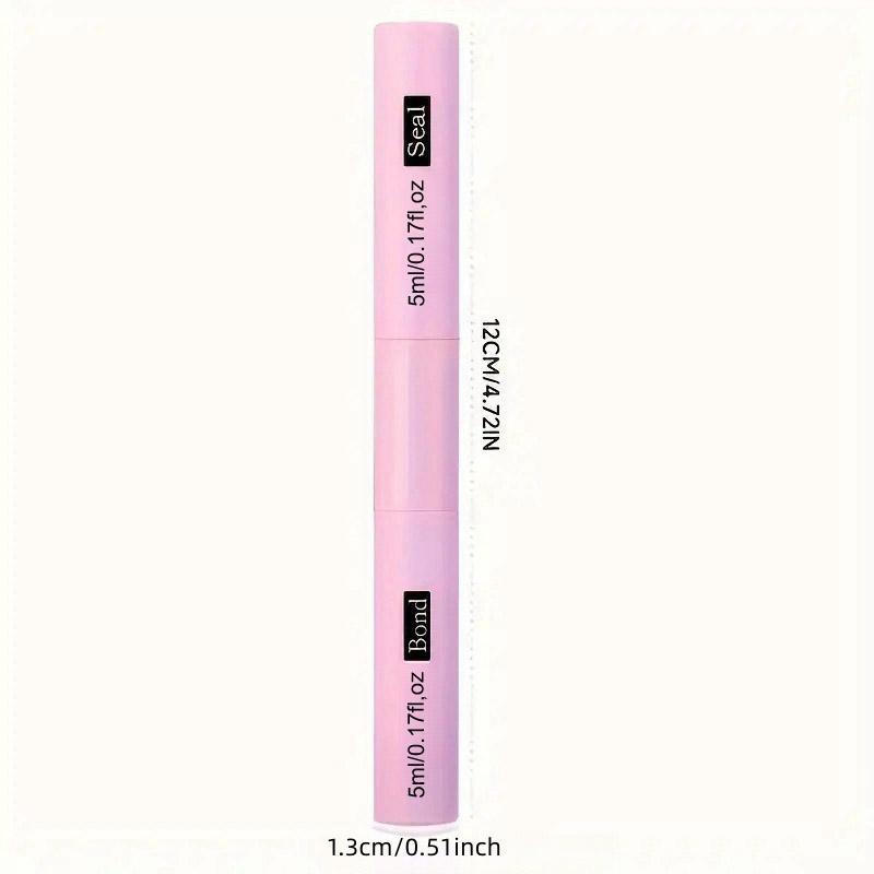 Waterproof Eyelash Glue (3 Counts), 2 in 1 Long-lasting Lash Bond & Seal Glue, Sweat-proof Eyelash Extension Lash Glue for Cluster Lashes 1
