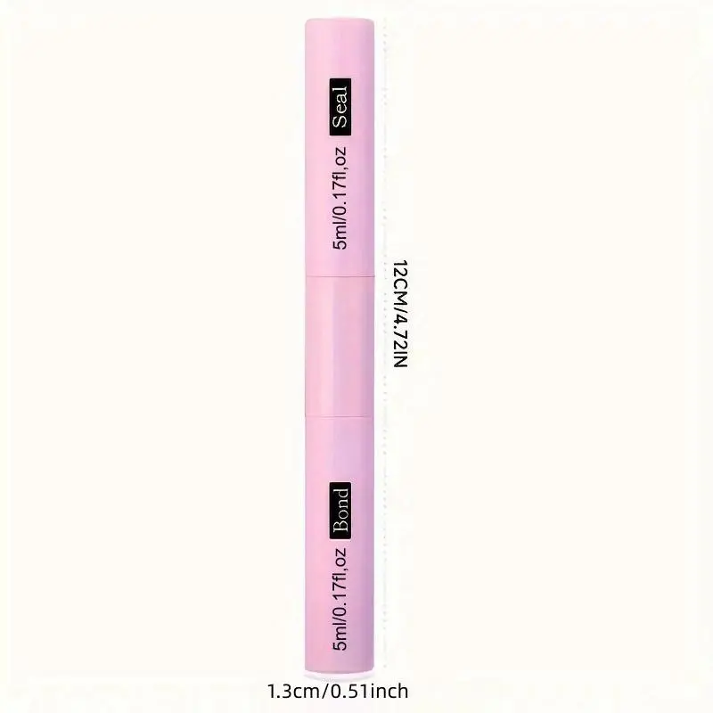 Waterproof Eyelash Glue (3 Counts), 2 in 1 Long-lasting Lash Bond & Seal Glue, Sweat-proof Eyelash Extension Lash Glue for Cluster Lashes 1
