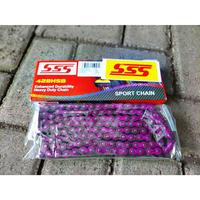 Gambar RANTAI SSS 428 130L/140L PURPLE/UNGU ANGGUR SSS - 140Lc - 140L dari ABAH MOTOR Kota Surabaya 1 Tokopedia