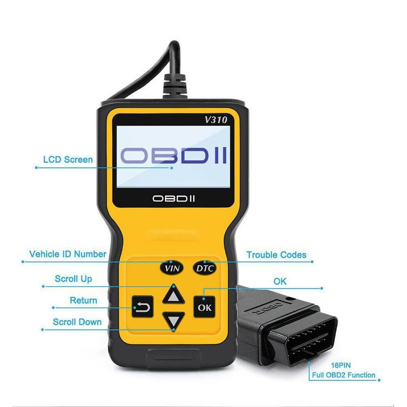 Car Scanner Diagnostic Tool with Reset Clear, Car Read Code Reader, Car Diagnostic Scan Tool, Car Diagnostic Tool 2
