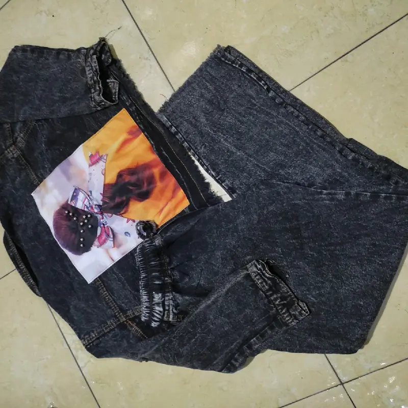 JULIZAR SET ANAK // SETELAN JEANS ANAK PEREMPUAN USIA 5-12 TAHUN 2