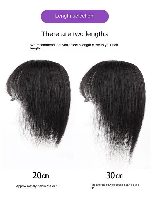 Product Introduction of 8*12 13*13 100% Human Hair Piece Black And Mocha Brown Hair Topper Hair Replacement Cover White Hair Breathable And Lightweight Wig Increase Hair Volume For Woman 8