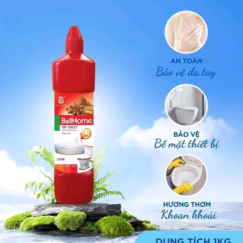 Tẩy rửa bồn cầu sàn nhà vệ sinh Bell home, không ăn mòn bay chất men sứ nước giặt Làm Sạch 0