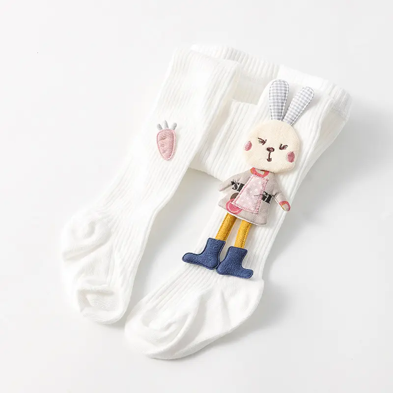 Quần Legging Cho Bé Gái, Hàng Mới Về 2020, Dành Cho Trẻ Em, Thiết Kế Thỏ Búp Bê Lớn, Thích Hợp Cho Mùa Xuân Và Mùa Thu, Quần Tất Cho Em Bé, Kiểu Ống Quần Tất 5