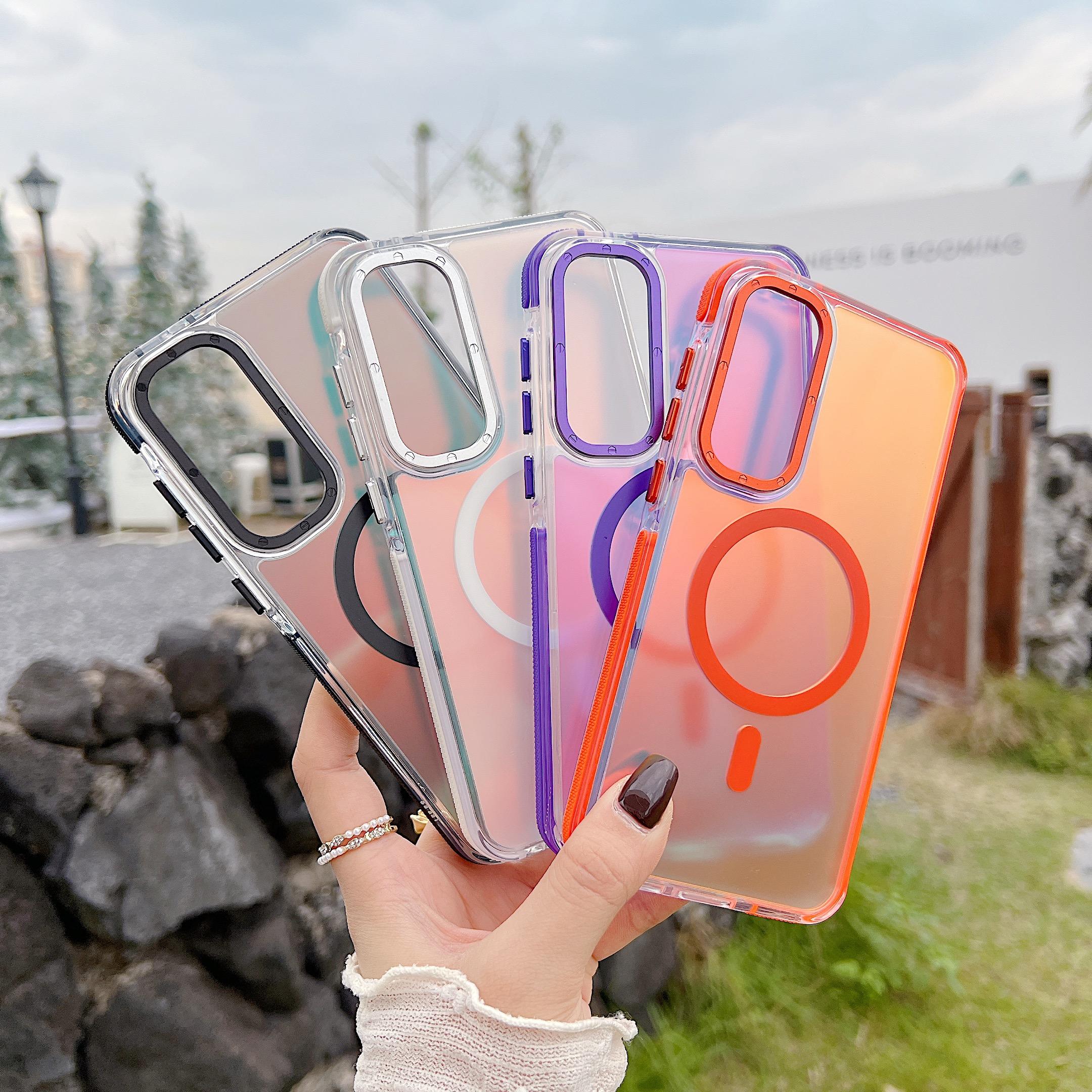 เคสโทรศัพท์ สีสันสดใส เข้ากันได้กับ Samsung S25 FE, A17, S25 Ultra, S24 Ultra, S23, S22, A56 5G, A16