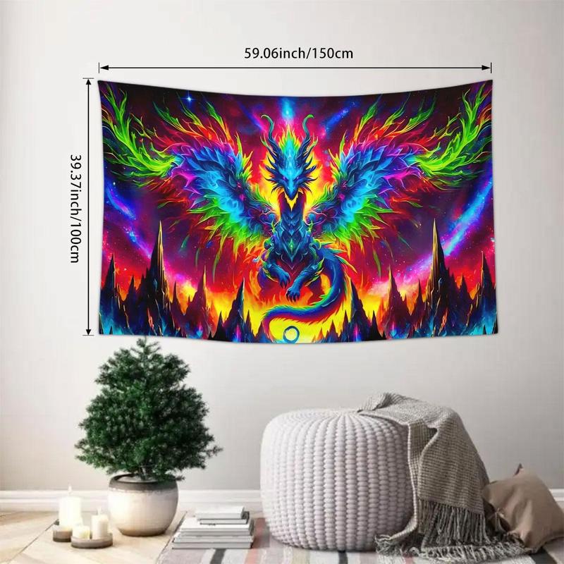 Dragon & Star Pattern Hanging Painting without Frame, Wall Art Decor for Home Living Room Bedroom, Home Decor, Room Decor, Home Accessories, Ornaments 5