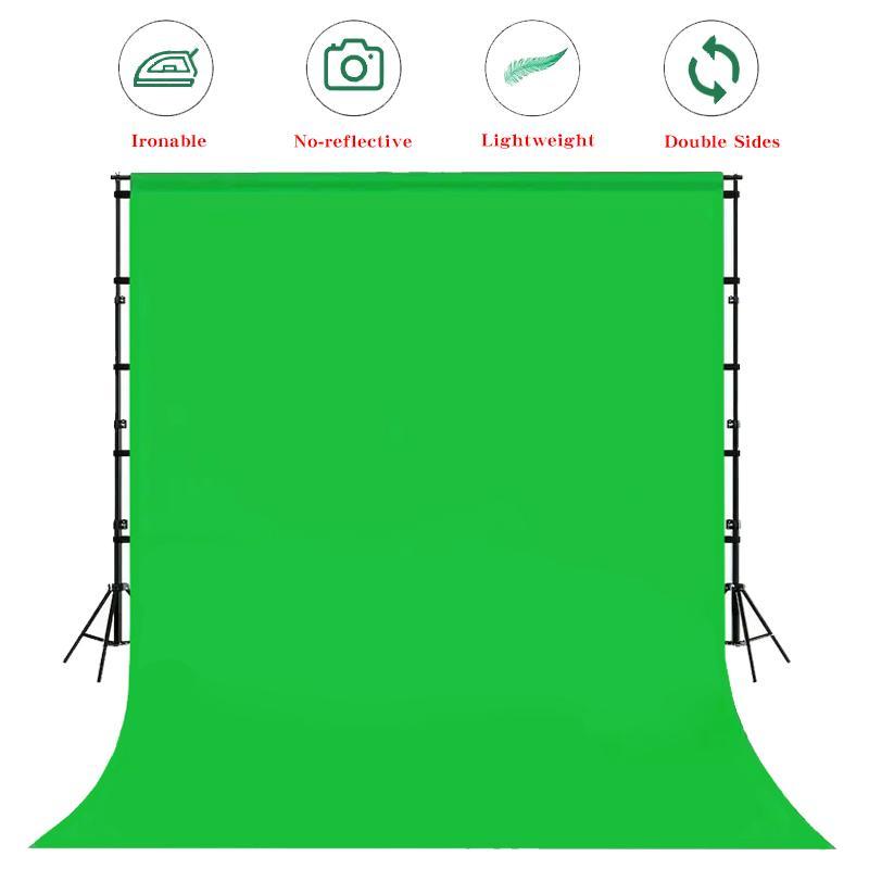 Product Introduction of Portable Green Background Cloth, 1 Set Multipurpose Live Streaming Film & Television Background Cloth, Thick Green Screen Photography, Cutout Cloth, ID Photo Shooting 7
